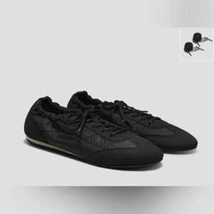 Vivaia Jogger Re-Nylon Sneakerina (Yancy) Black SZ 7.5